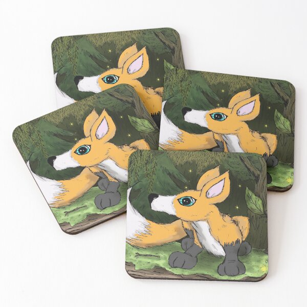 Item preview, "Fox-cub in magical forest" designed and sold by jessicaksch.