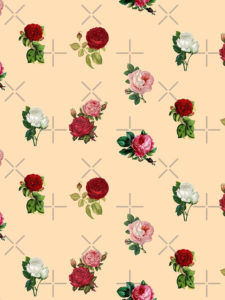 Thumbnail 3 of 3, Scarf, Vintage Roses pack  designed and sold by Ranp.