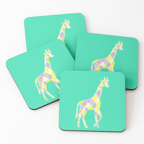 Item preview, Geometric colorful giraffe designed and sold by The-Fancy-Space.