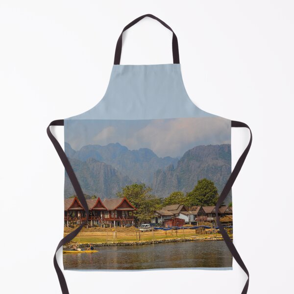 Item preview, Laos. Vang Vieng. Nam Song River. Mountains. designed and sold by vadim19.