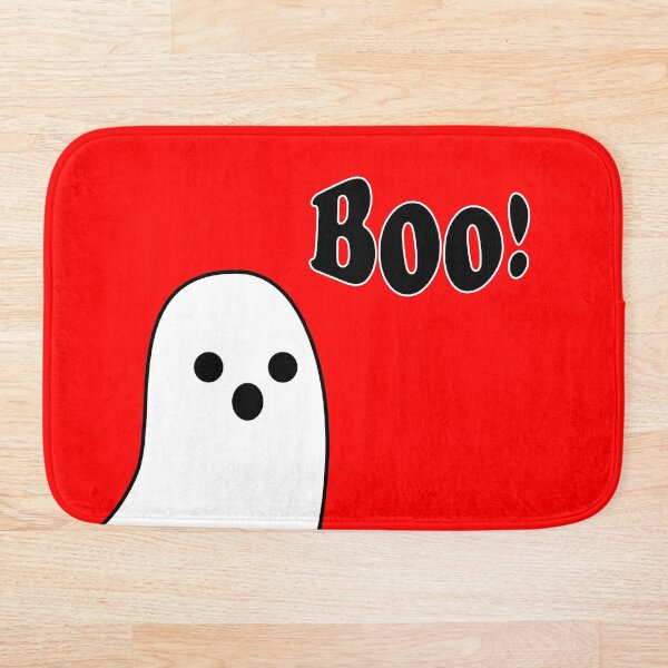 Item preview, ¡Abucheo! Máscara de diseño de fantasma de Halloween (rojo) designed and sold by Sipsta.