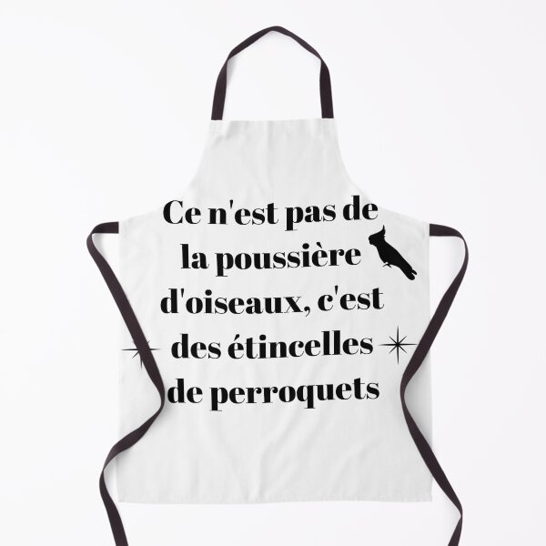 Item preview, It's not bird dust, it's parrot glitter quote black designed and sold by L'Atelier Oranjade.
