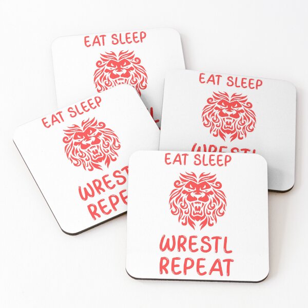 Item preview, EAT | SLEEP | WRESTLE | REPEAT designed and sold by Ashalcheema.
