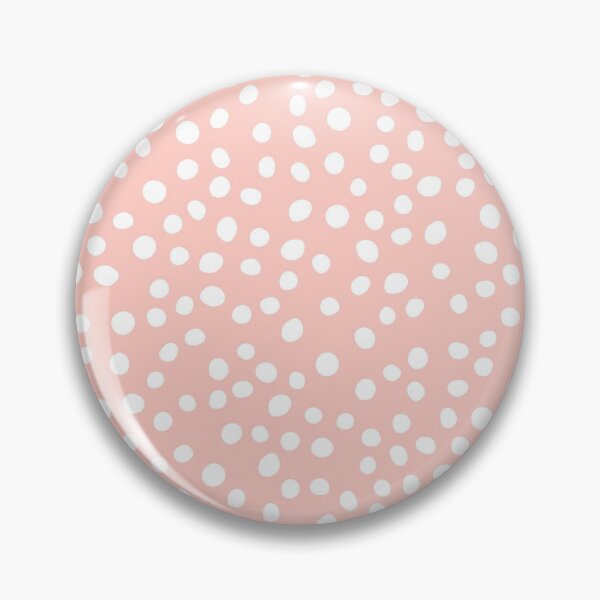 Item preview, Baby Pink Pastel White Dots Pattern designed and sold by Vic Torys ☆.