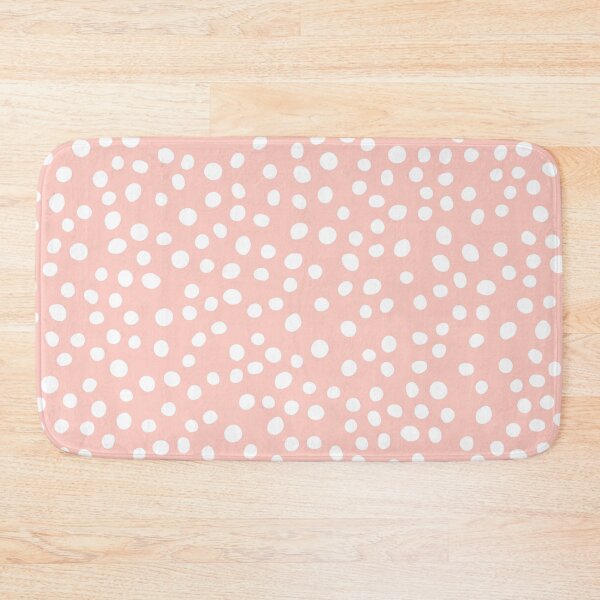 Item preview, Baby Pink Pastel White Dots Pattern designed and sold by Vic Torys ☆.
