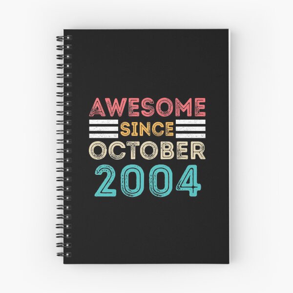 Item preview, Retro Vintage 16th Birthday - Awesome Since October 2004 designed and sold by meedTee.