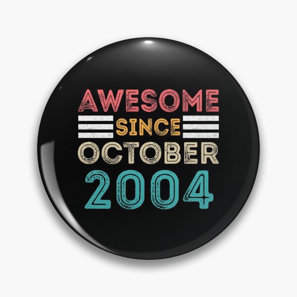 Item preview, Retro Vintage 16th Birthday - Awesome Since October 2004 designed and sold by meedTee.