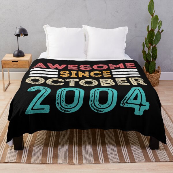 Item preview, Retro Vintage 16th Birthday - Awesome Since October 2004 designed and sold by meedTee.