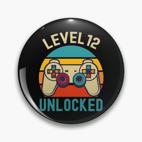 Item preview, Level 12 Unlocked Birthday designed and sold by azmndesigns.