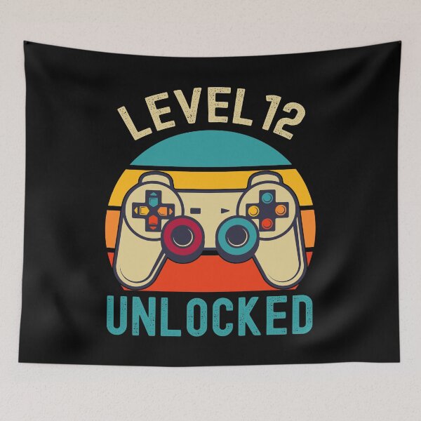 Item preview, Level 12 Unlocked Birthday designed and sold by azmndesigns.