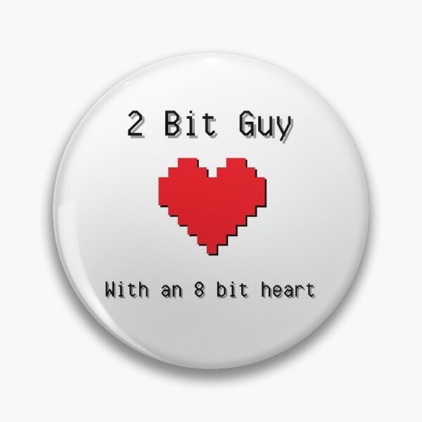 Item preview, 2 Bit Guy 8 Bit Heart designed and sold by narcocynic.