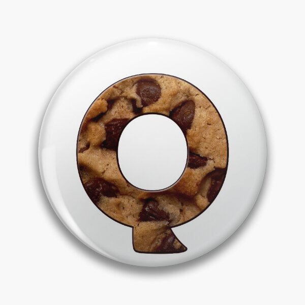 Item preview, Chocolate Chip Cookie Capital Letter Q designed and sold by MoonsmileProd.
