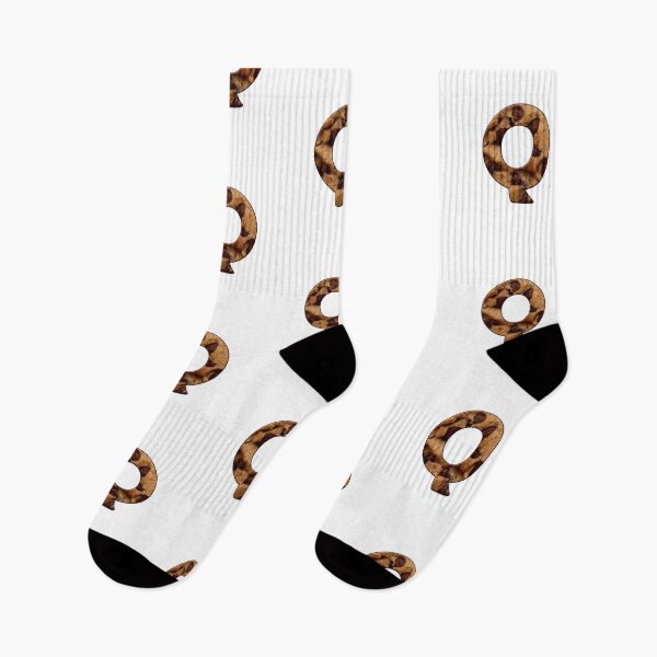 Item preview, Chocolate Chip Cookie Capital Letter Q designed and sold by MoonsmileProd.