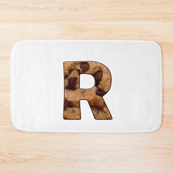 Item preview, Chocolate Chip Cookie Capital Letter R designed and sold by MoonsmileProd.