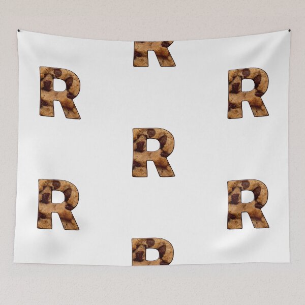 Item preview, Chocolate Chip Cookie Capital Letter R designed and sold by MoonsmileProd.