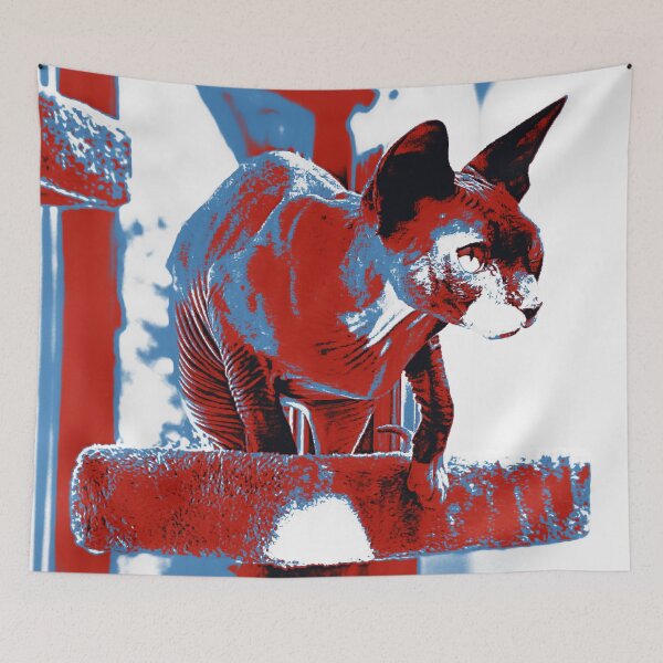 Item preview, Tri-Colour Sphynx - Hairless Cat designed and sold by SMilllar.