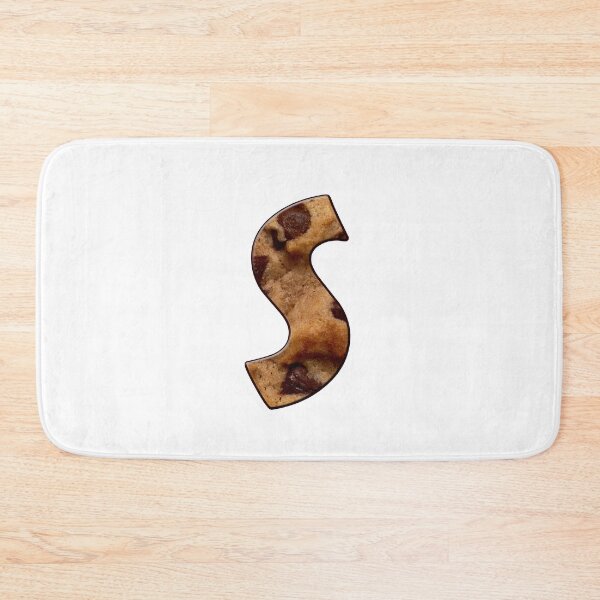 Item preview, Chocolate Chip Cookie Capital Letter S designed and sold by MoonsmileProd.