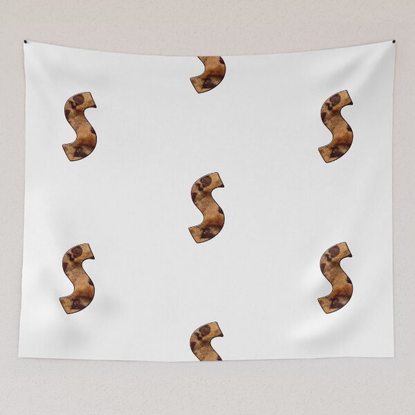 Item preview, Chocolate Chip Cookie Capital Letter S designed and sold by MoonsmileProd.