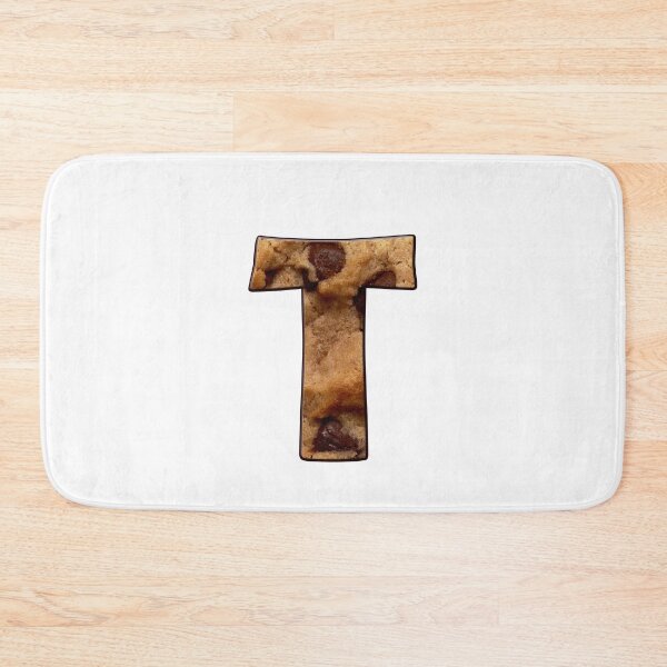 Item preview, Chocolate Chip Cookie Capital Letter T designed and sold by MoonsmileProd.