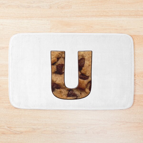 Item preview, Chocolate Chip Cookie Capital Letter U designed and sold by MoonsmileProd.