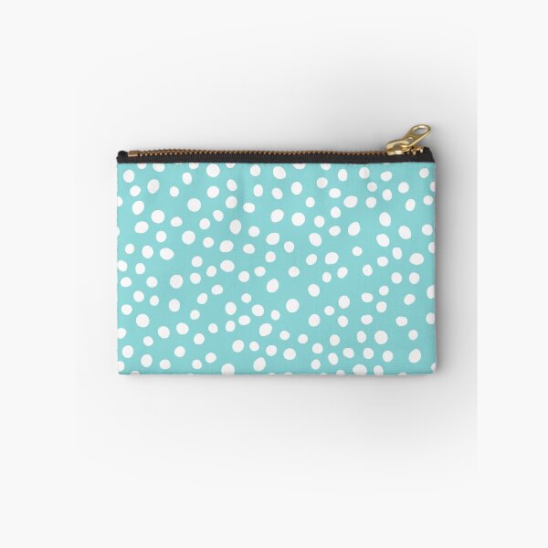 Item preview, Baby Blue Pastel White Dots Pattern designed and sold by Vic Torys ☆.