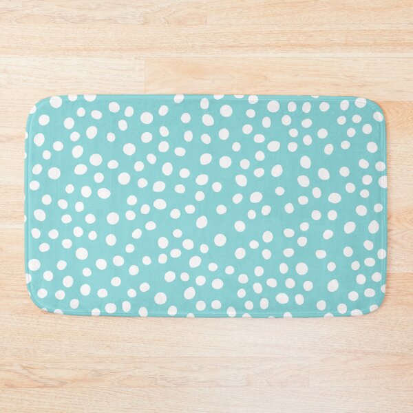 Item preview, Baby Blue Pastel White Dots Pattern designed and sold by Vic Torys ☆.