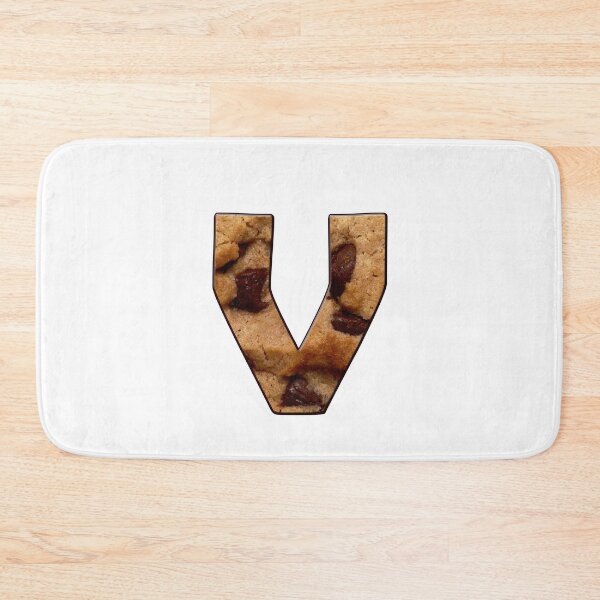 Item preview, Chocolate Chip Cookie Capital Letter V designed and sold by MoonsmileProd.