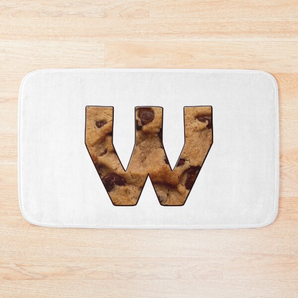Item preview, Chocolate Chip Cookie Capital Letter W designed and sold by MoonsmileProd.