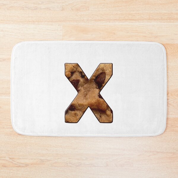 Item preview, Chocolate Chip Cookie Capital Letter X designed and sold by MoonsmileProd.