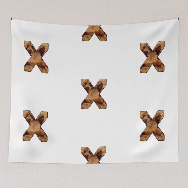 Item preview, Chocolate Chip Cookie Capital Letter X designed and sold by MoonsmileProd.