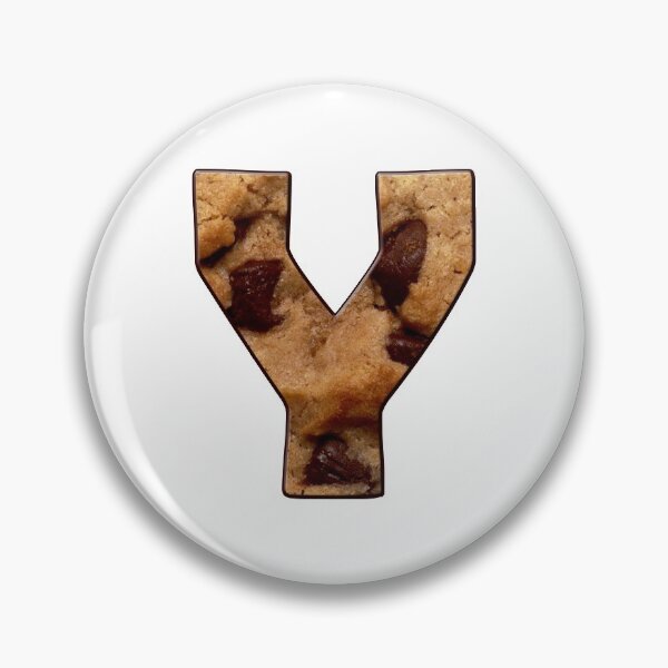 Item preview, Chocolate Chip Cookie Capital Letter Y designed and sold by MoonsmileProd.