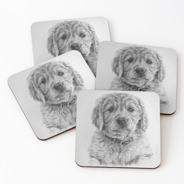 Item preview, Sleepy Retriever Puppy designed and sold by FineLineStudio.