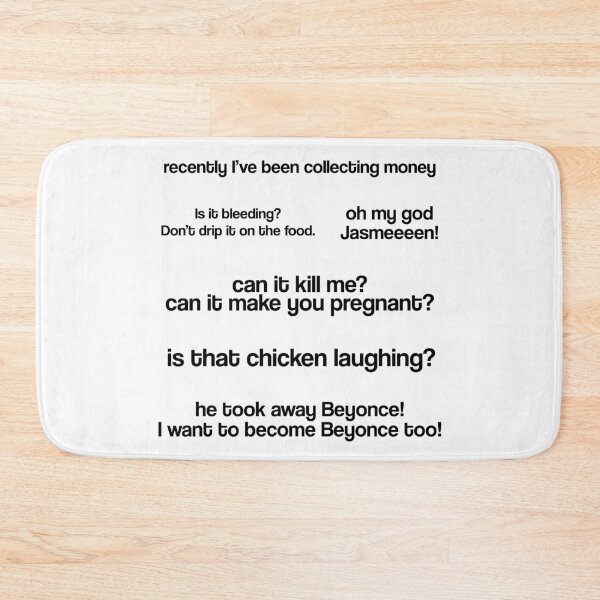 Item preview, SEVENTEEN - Funny Quotes Memes Pack CHICKEN [BUY MEDIUM OR LARGER FOR STICKER PACK] designed and sold by SugarSaint.