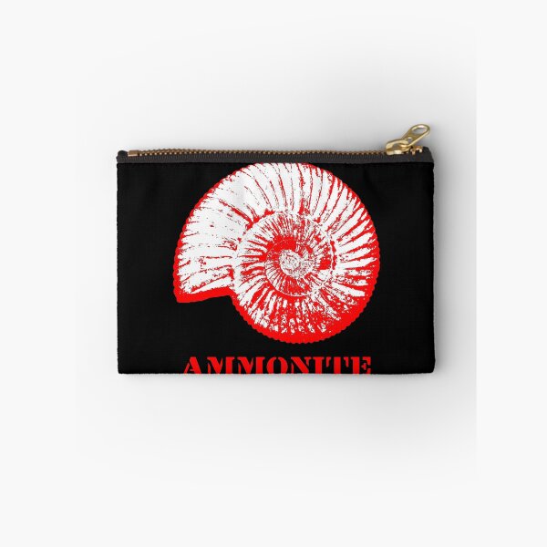 Item preview, Ammonite Prehistoric Red White designed and sold by 7T-Designs.