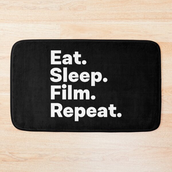 Item preview, Eat Sleep Film Repeat designed and sold by teesaurus.
