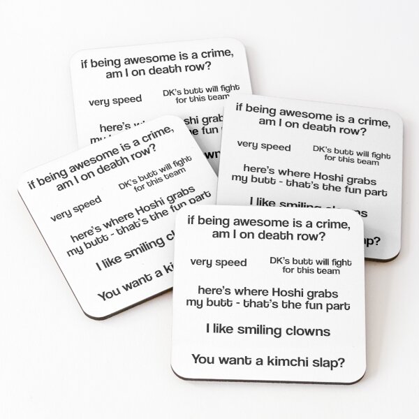 Item preview, SEVENTEEN - Funny Quotes Memes Pack SMILING CLOWNS [BUY MEDIUM OR LARGER FOR STICKER PACK] designed and sold by SugarSaint.