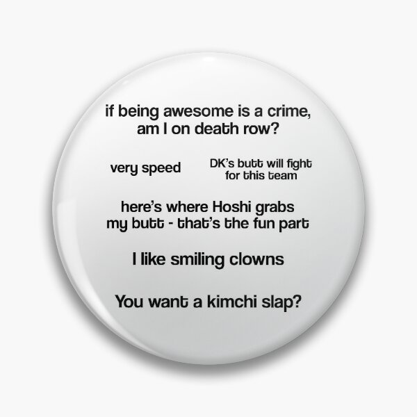 Item preview, SEVENTEEN - Funny Quotes Memes Pack SMILING CLOWNS [BUY MEDIUM OR LARGER FOR STICKER PACK] designed and sold by SugarSaint.
