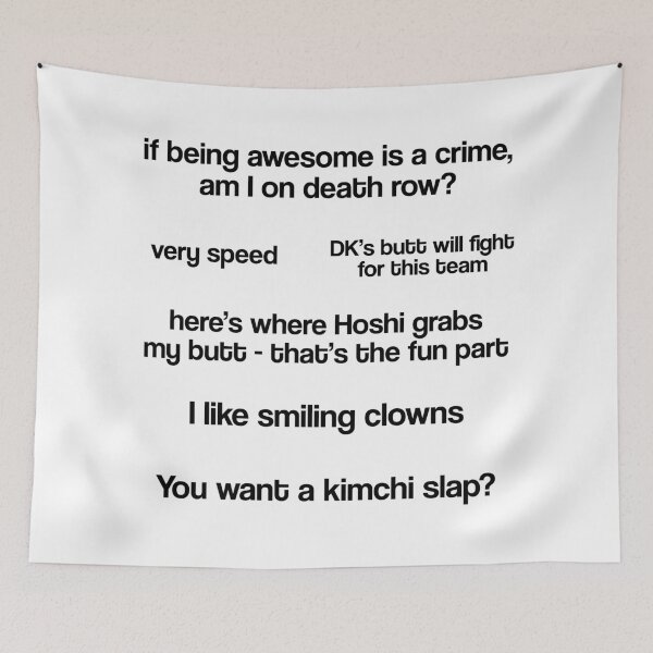 Item preview, SEVENTEEN - Funny Quotes Memes Pack SMILING CLOWNS [BUY MEDIUM OR LARGER FOR STICKER PACK] designed and sold by SugarSaint.