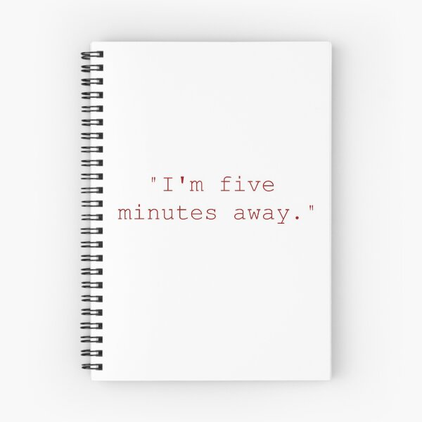 Item preview, I'm five minutes away. designed and sold by Rime-art.