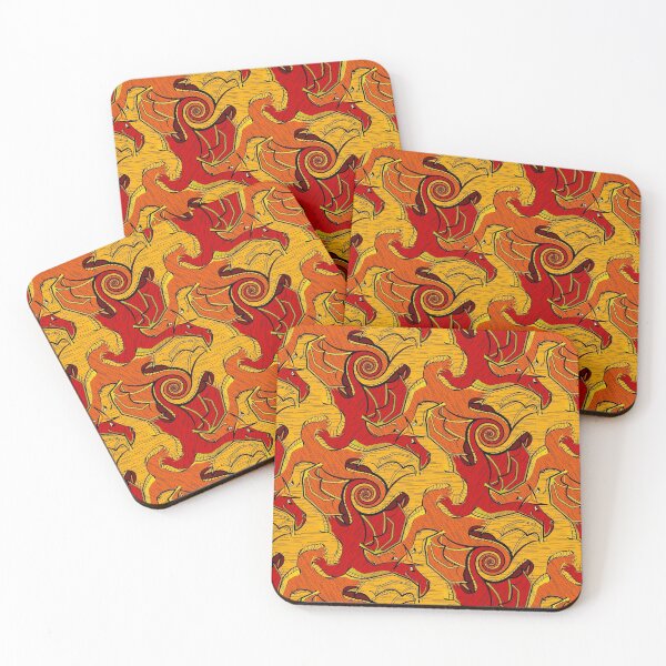 Item preview, Dragon Tessellation - Fire designed and sold by DaveSavageArt.