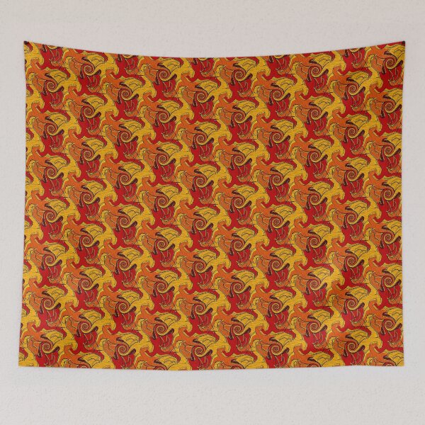 Item preview, Dragon Tessellation - Fire designed and sold by DaveSavageArt.