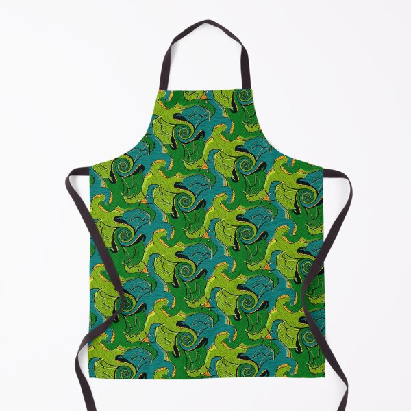 Aperçu de l'œuvre Tessellation Dragon - Vert créée et vendue par DaveSavageArt.