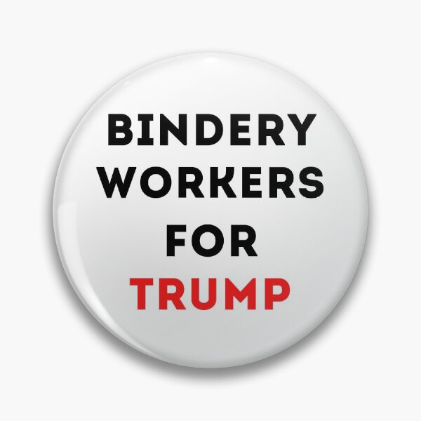 Item preview, Bindery Workers For Trump designed and sold by PurpleTank.