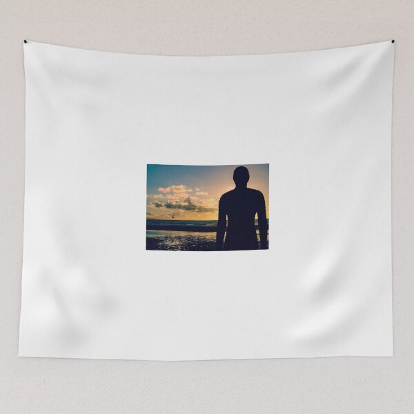 Item preview, Iron Man Sunset, Another Place, Crosby Beach designed and sold by Beverley Goodwin.