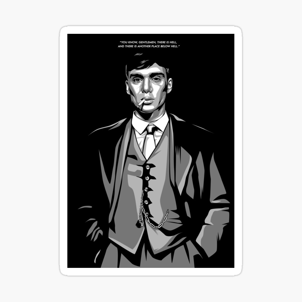Tommy Shelby Poster For Sale By Wipmac Redbubble