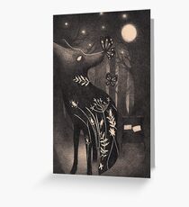 Howlite Greeting Card