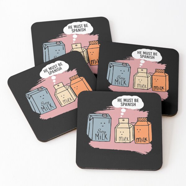 Item preview, Debe ser español Leche de soja Leche de soja designed and sold by MooonTees.