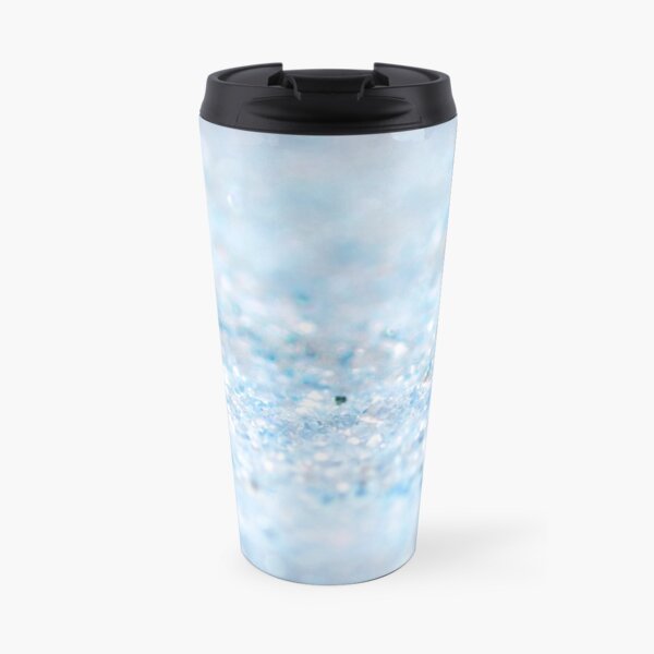 ice blue sparkle Travel Mug