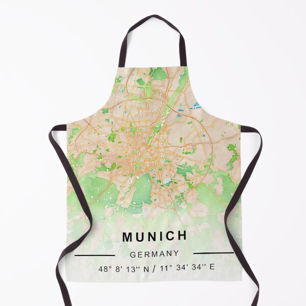 Item preview, MUNICH CİTY ROAD MAP POSTER designed and sold by rashadat.