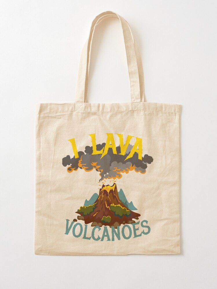 "I Lava Volcanoes Geology Collecting Stones" Tote Bag for Sale by